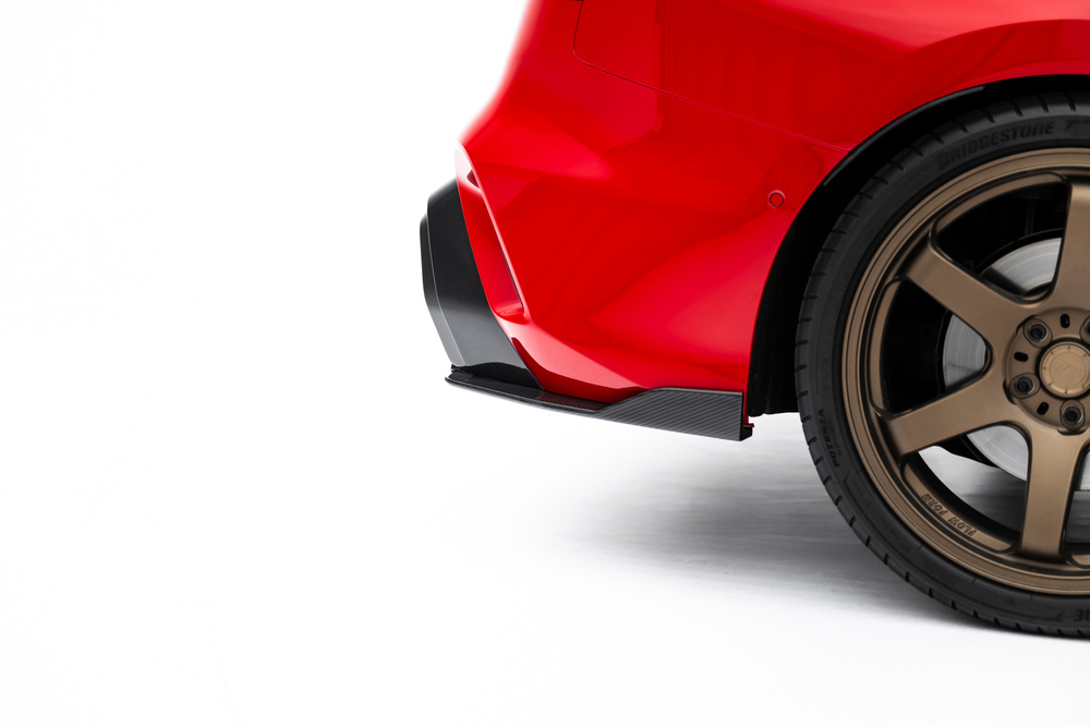 Fibre de Carbone Lames De Pare-Chocs Arrière Latérales Audi RS3 Sedan 8Y Facelift