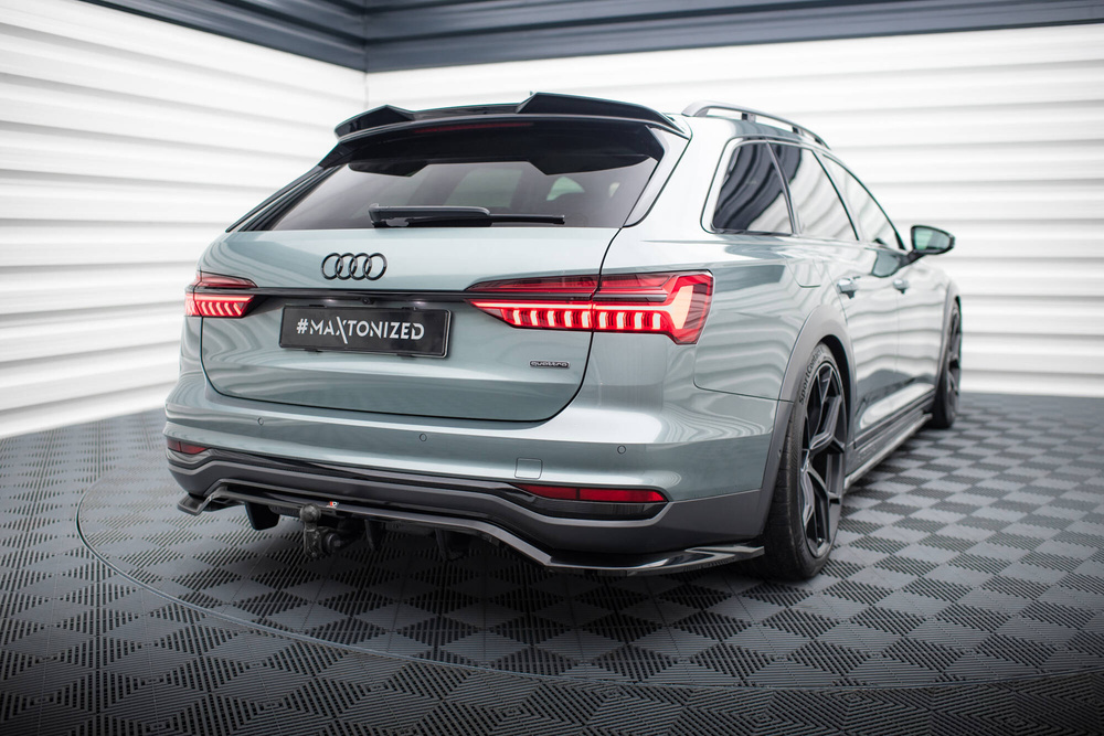 Arriere Splitter (avec une barre verticale) Audi A6 Allroad C8