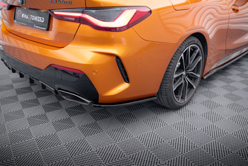 Lames De Pare-Chocs Arrière Latérales V.1 BMW 4 M440i G22 / G23 / G22 Facelift / G23 Facelift