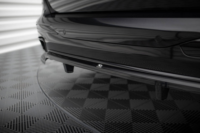 Arriere Splitter (avec une barre verticale) BMW X7 M-Pack G07 Facelift