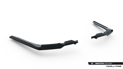 Arriere Splitter (avec une barre verticale) V.2 BMW 5 / i5 M-Pack Sedan / Touring G60 / G61