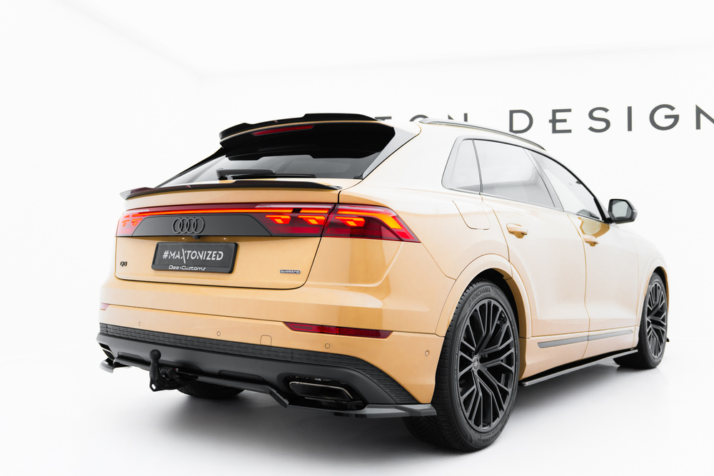 Arriere Splitter (avec une barre verticale) Audi Q8 Mk1 Facelift