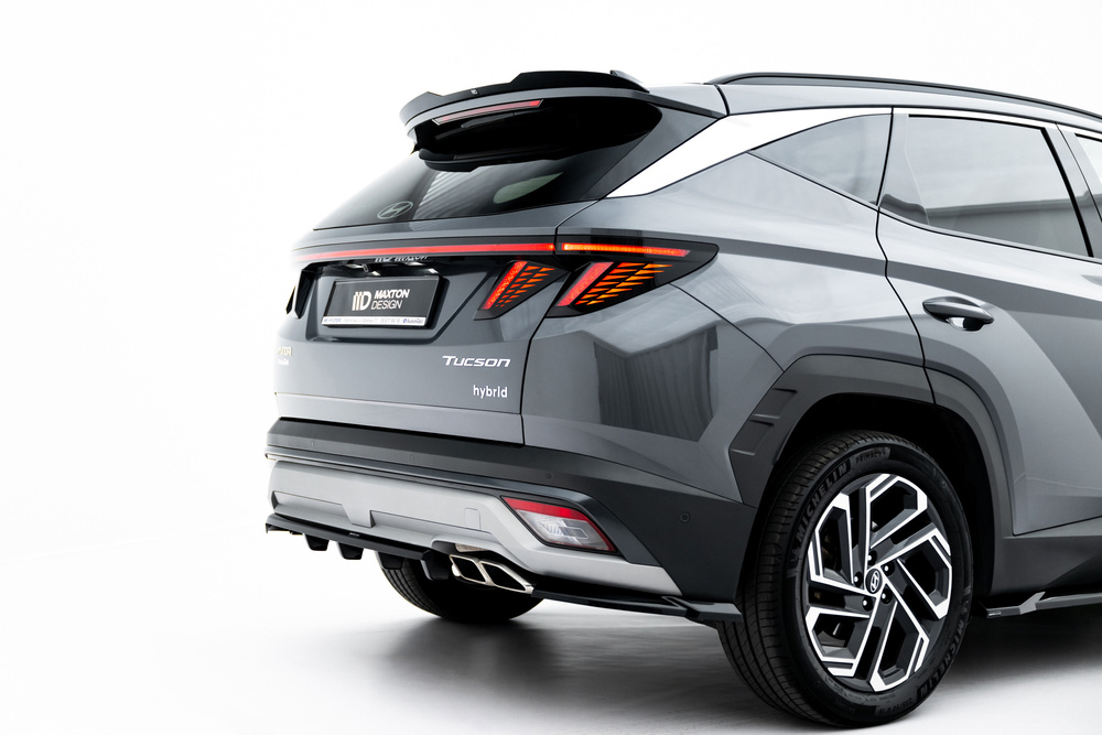 Arriere Splitter (avec une barre verticale) Hyundai Tucson Mk4 Facelift