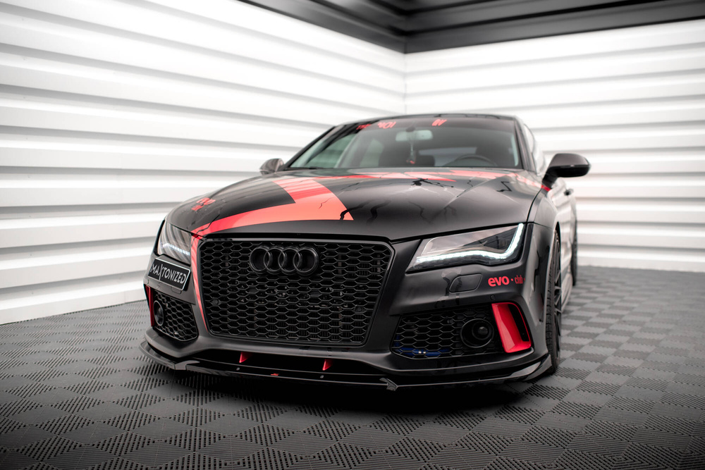 Lame Du Pare-Chocs Avant Audi A7 RS7 Look C7