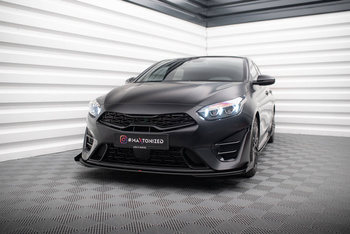 Street Pro Lame Du Pare-Chocs Avant  + Flaps Kia Proceed GT Mk3 Facelift / Ceed GT / GT - Line Mk1 Facelift