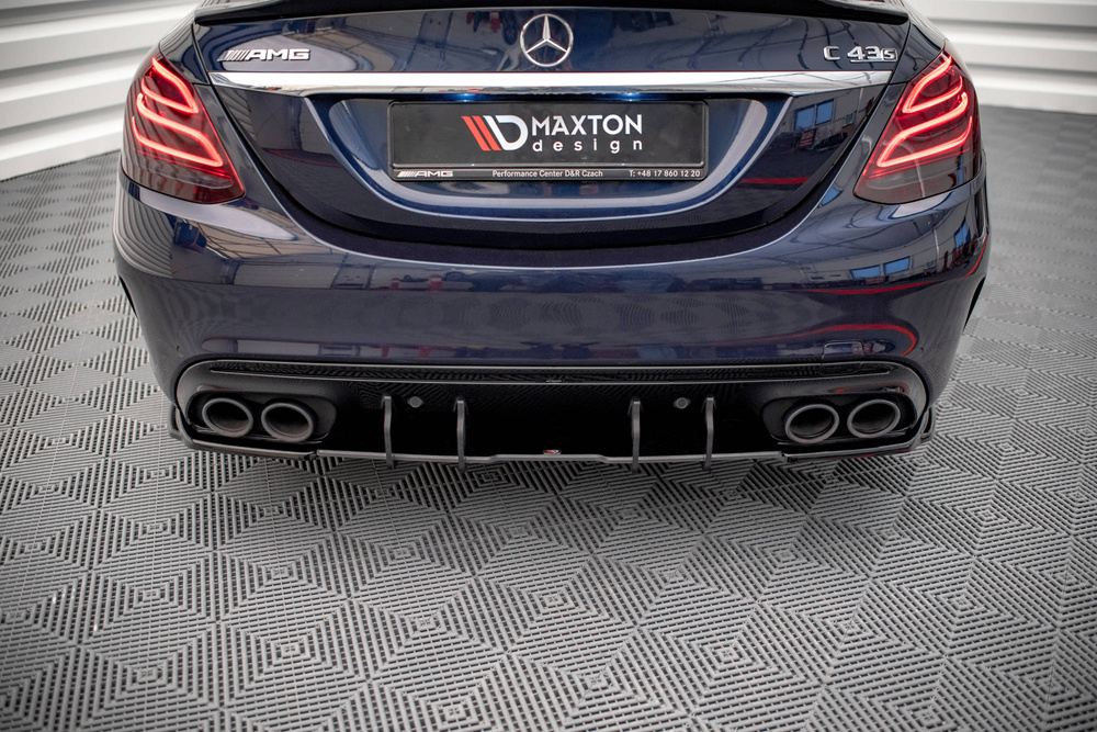 Street Pro Central Diffuseur Arriere Mercedes-AMG C 43 Sedan W205 Facelift