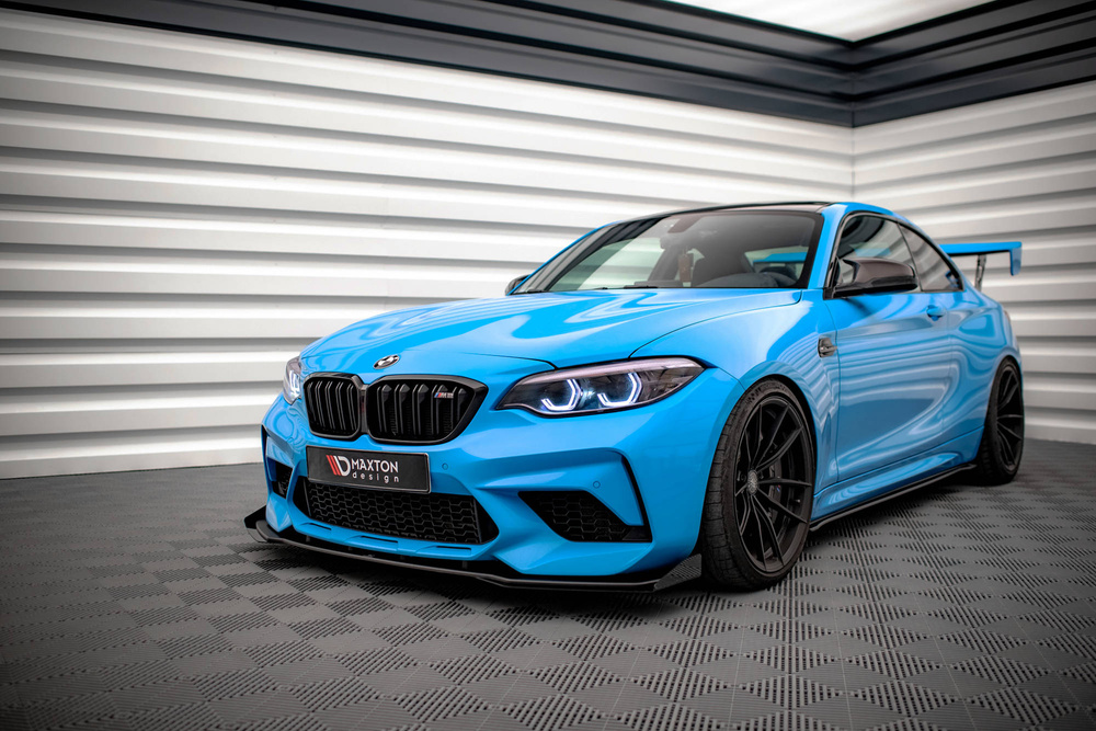 Street Pro Lame Du Pare-Chocs Avant V.1 + Flaps BMW M2 Competition F87