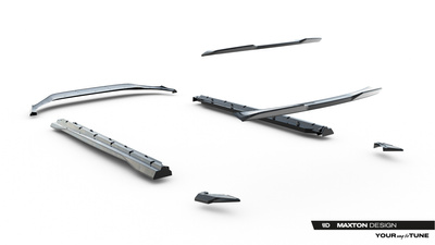 Set of Prepreg Carbon Splitters Audi Q8 S-Line Mk1 Facelift