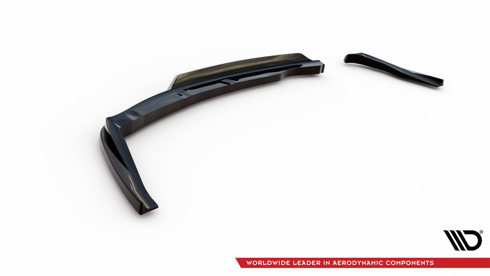 Arriere Splitter (avec une barre verticale) BMW 1 M-Pack E87 Facelift