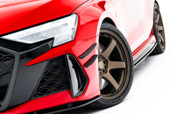 Ailes de pare-chocs avant (Canards) Audi RS3 Sedan 8Y Facelift