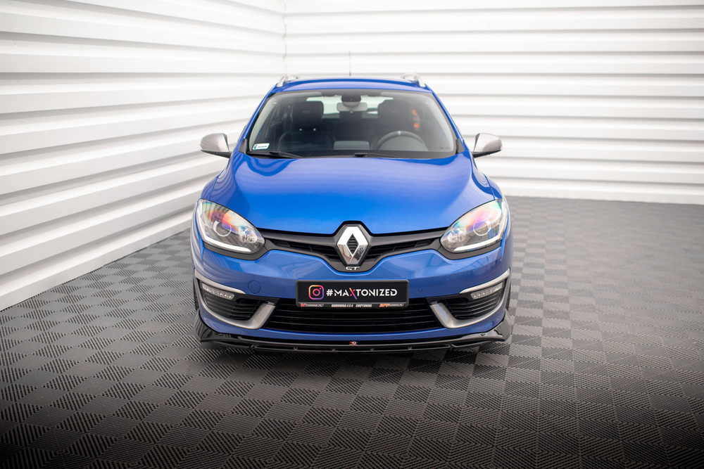 Lame Du Pare-Chocs Avant Renault Megane GT Line Grandtour Mk3 Facelift