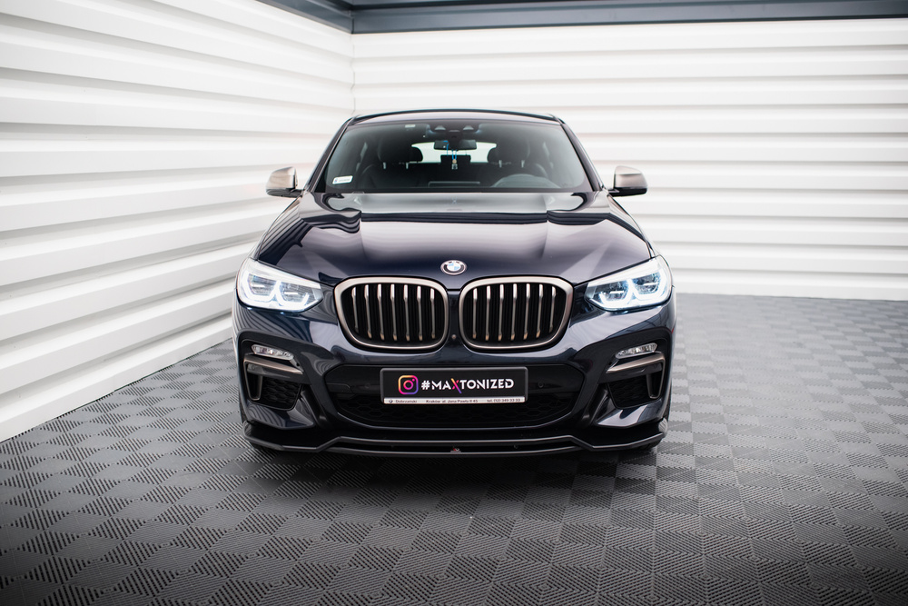 Lame du pare-chocs avant / Splitter  BMW X4 M-Pack G02