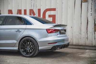 Lames De Pare-Chocs Arrière Latérales V.2 Audi S3 Sedan 8V Facelift
