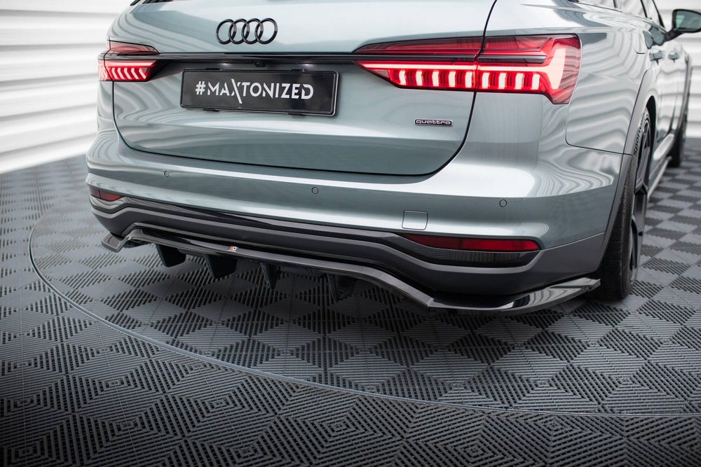 Arriere Splitter (avec une barre verticale) Audi A6 Allroad C8