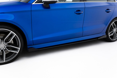 Street Pro Rajouts Des Bas De Caisse + Flaps Audi S3 / A3 S-Line Sedan 8V