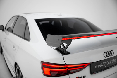 Carbon Spoiler With External Brackets Uprights + LEDAudi A3 / A3 S-Line / S3 / RS3 Sedan 8V / 8V Facelift