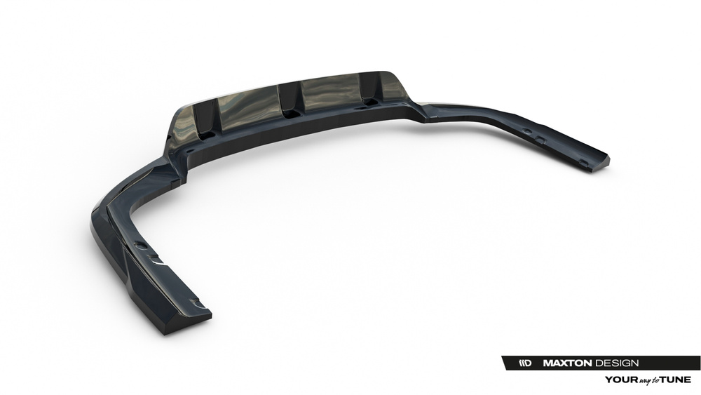 Arriere Splitter (avec une barre verticale) V.1 BMW X6 M-Pack G06 Facelift