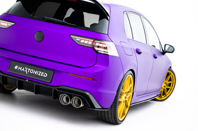Street Pro Lame Du Pare Chocs Arriere V.2 Volkswagen Golf R Mk8 / Mk8 Facelift