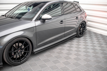 Street Pro Rajouts Des Bas De Caisse Audi S3 / A3 S-Line Sportback 8V Facelift
