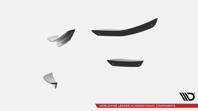 Ailes de pare-chocs avant (Canards) Volkswagen Scirocco R Mk3