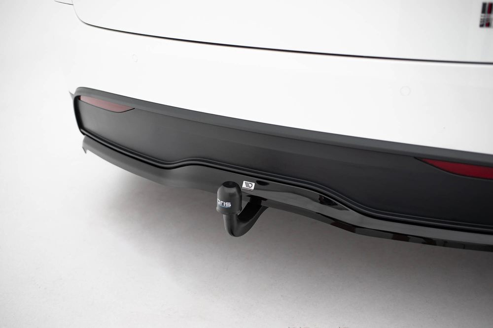 Arriere Splitter (avec une barre verticale) V.2 Tesla Model X Mk1 Facelift