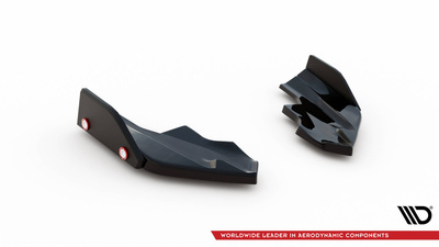 Lames De Pare-Chocs Arrière Latérales V.6 + Flaps Volkswagen Golf R Mk8 Facelift