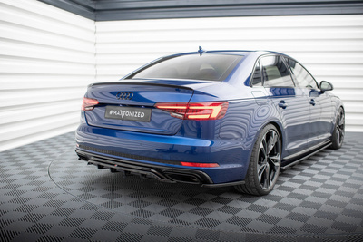 Arriere Splitter (avec une barre verticale) Audi A4 Competition B9
