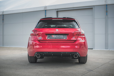 Rajout Du Pare-Chocs Arriere + Faux Pot D'échappement Peugeot 308 GT Mk2 Facelift