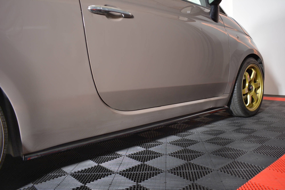 SET DES DIFFUSEUR DES BAS DE CAISSE FIAT 500 HATCHBACK AVANT FACELIFT