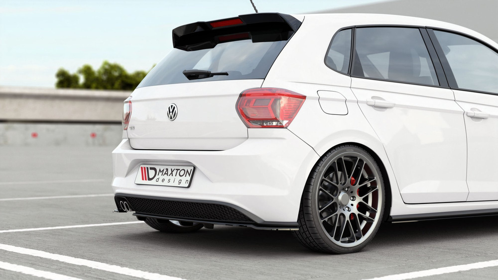Arriere Splitter (avec une barre verticale) Volkswagen Polo GTI / R-line Mk6
