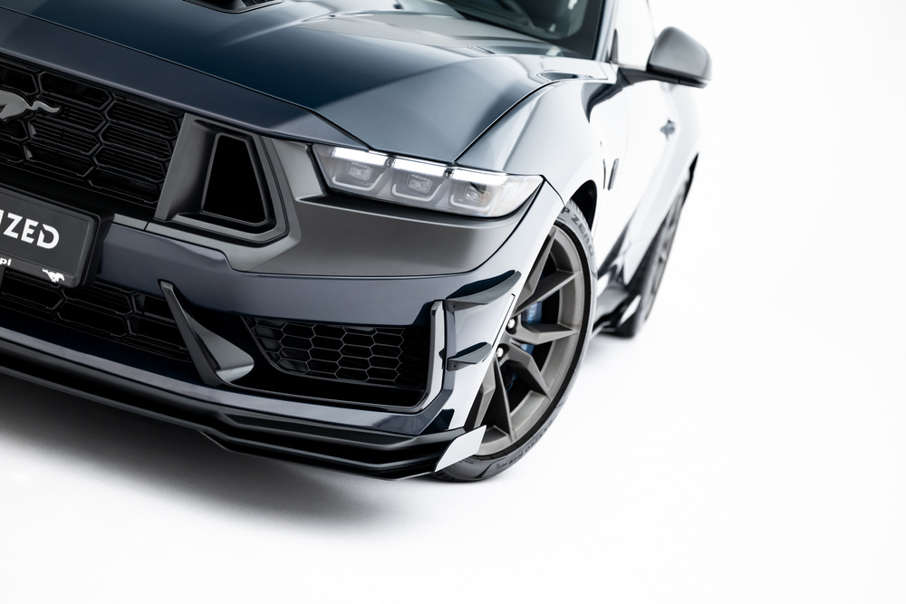 Street Pro Lame Du Pare-Chocs Avant + Flaps Ford Mustang Dark Horse Mk7