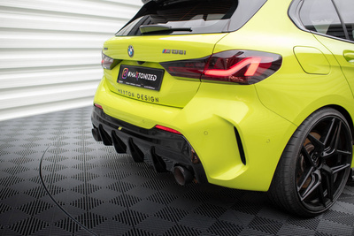 Diffuseur Arrière Complet V.3 BMW 1 F40 M-Pack/ M135i / 128ti (Version avec échappements simples sur deux côtés)