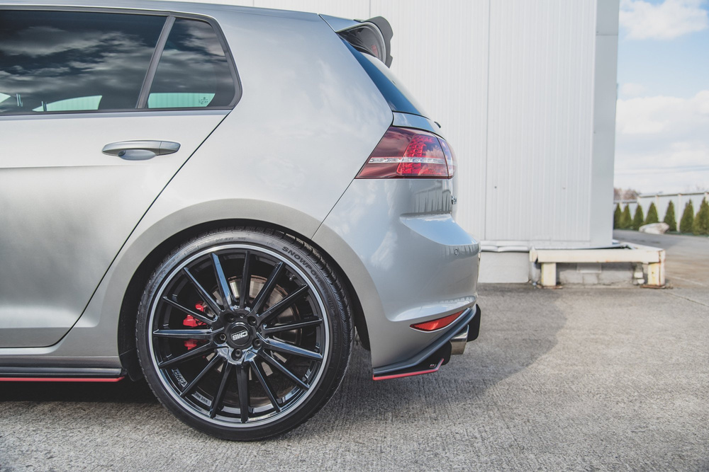 Street Pro Lame Du Pare Chocs Arriere V.1 VW Golf 7 GTI