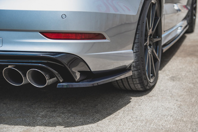 Lames De Pare-Chocs Arrière Latérales V.2 Audi S3 Sedan 8V Facelift