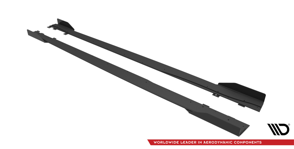 Street Pro Rajouts Des Bas De Caisse + Flaps Mercedes A35 AMG / AMG-Line Aero Pack W177