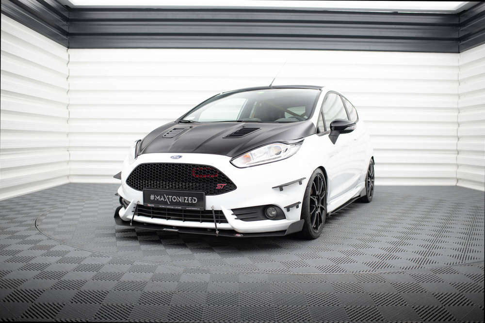 Sport Lame Du Pare-Chocs Avant V.2 Ford Fiesta ST Mk7 FL