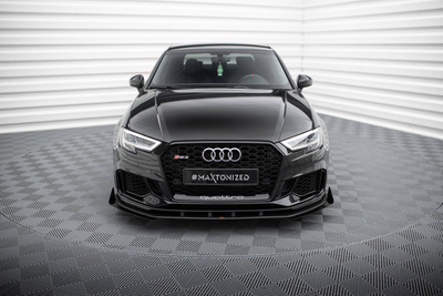 Street Pro Lame Du Pare-Chocs Avant  V.1 + Flaps Audi RS3 Sedan 8V Facelift
