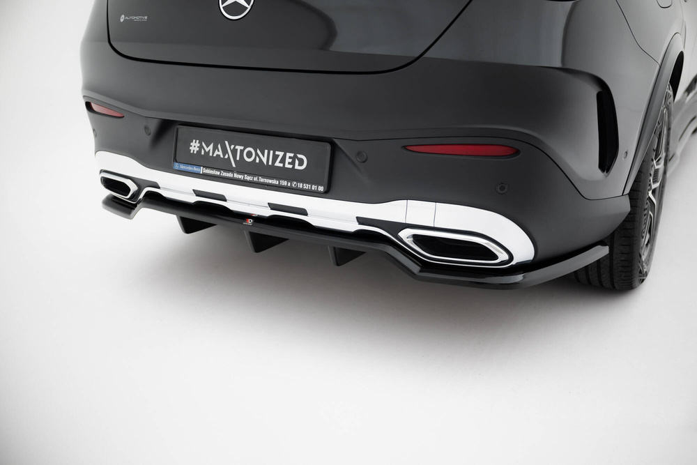 Arriere Splitter (avec une barre verticale) Mercedes-Benz GLC Coupe AMG-Line C254