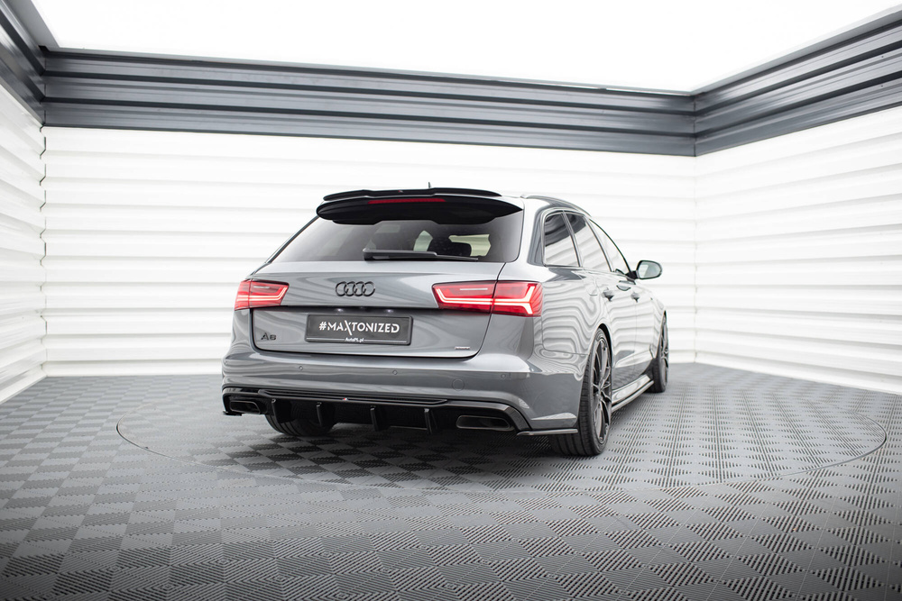 Lames De Pare-Chocs Arrière Latérales V.2 Audi S6 / A6 S-Line / A6 C7 FL