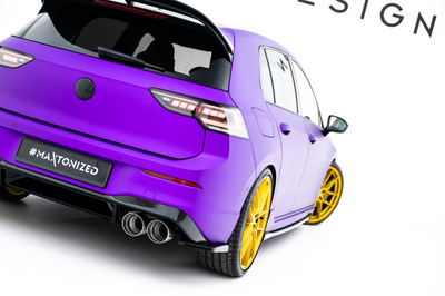 Lames De Pare-Chocs Arrière Latérales V.2  Volkswagen Golf R Mk8 Facelift