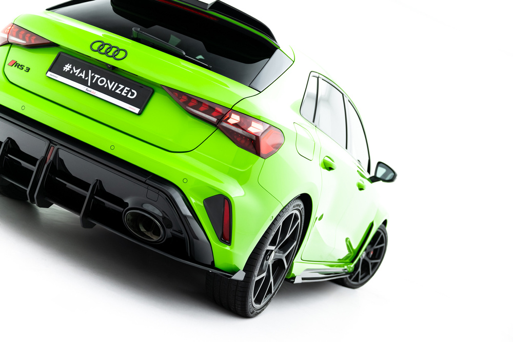 Street Pro Central Diffuseur Arriere + Flaps Audi RS3 Sportback 8Y Facelift