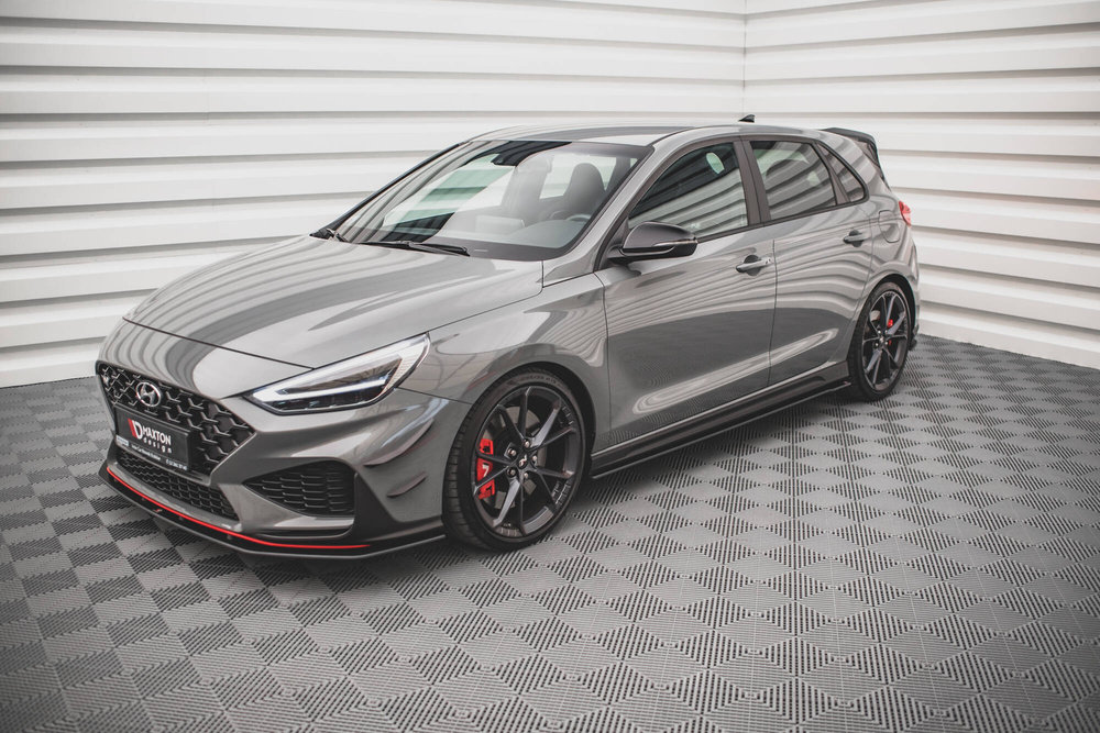 Street Pro Rajouts Des Bas De Caisse V.2 Hyundai I30 N / N-Line Hatchback / Fastback Mk3 / Mk3 Facelift