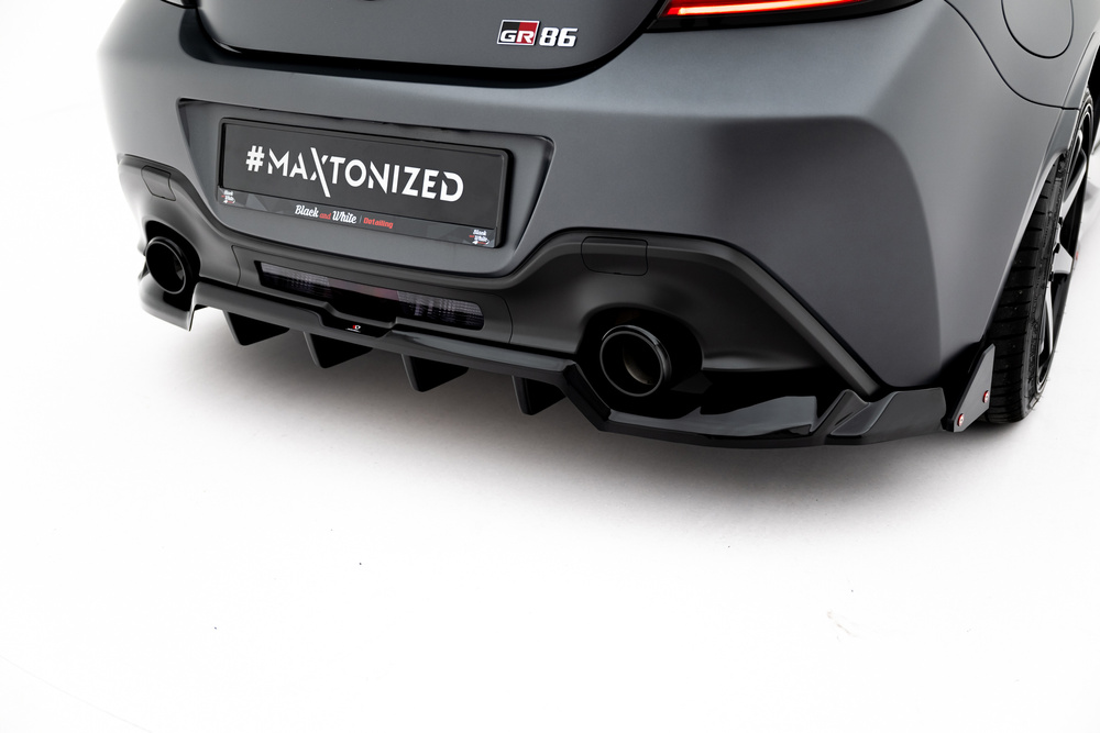 Arriere Splitter (avec une barre verticale) V.1 + Flaps Toyota GR86 Mk1