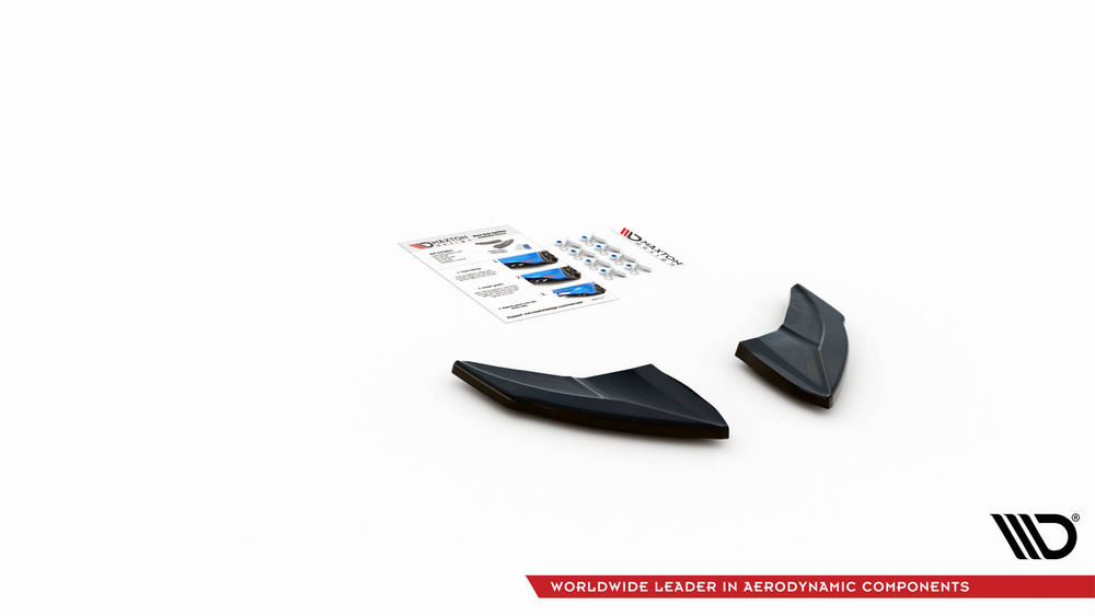 Lames De Pare-Chocs Arrière Latérales V.4 Volkswagen Golf R Mk7