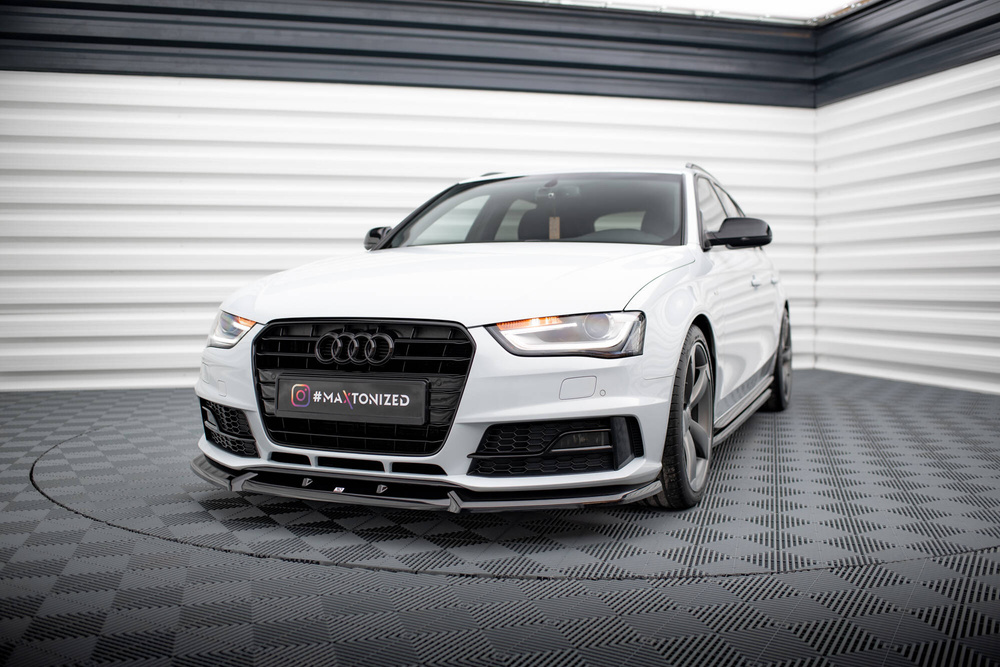 Lame Du Pare-Chocs Avant V.1 Audi A4 Competition B8 Facelift