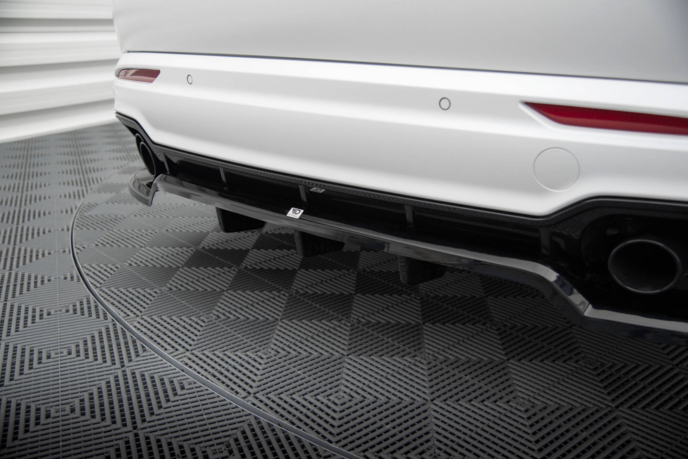 Arriere Splitter (avec une barre verticale) Maserati Grecale GT / Modena Mk1