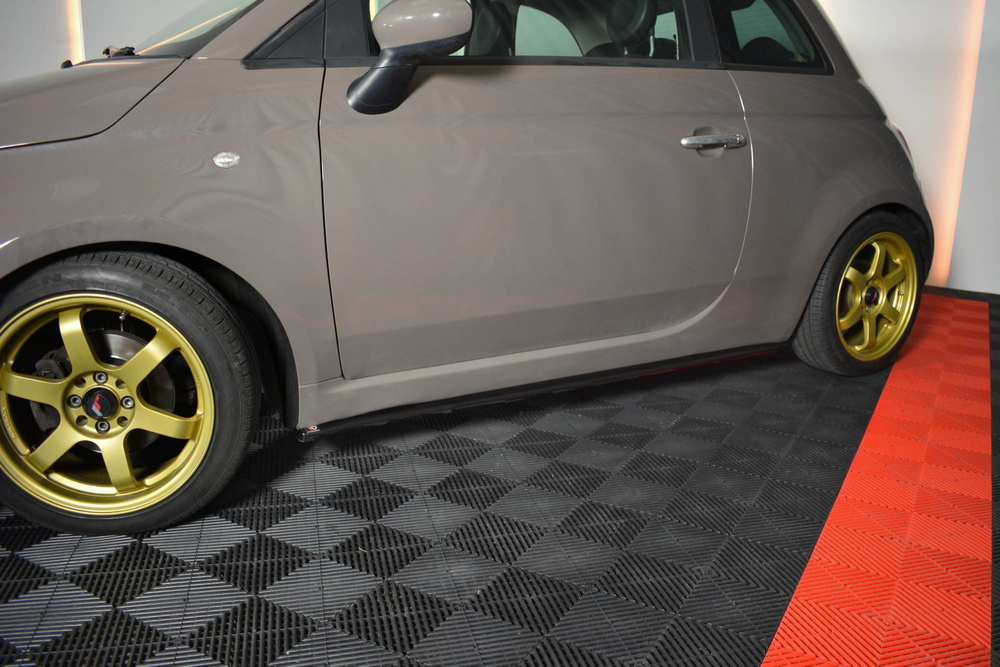 SET DES DIFFUSEUR DES BAS DE CAISSE FIAT 500 HATCHBACK AVANT FACELIFT