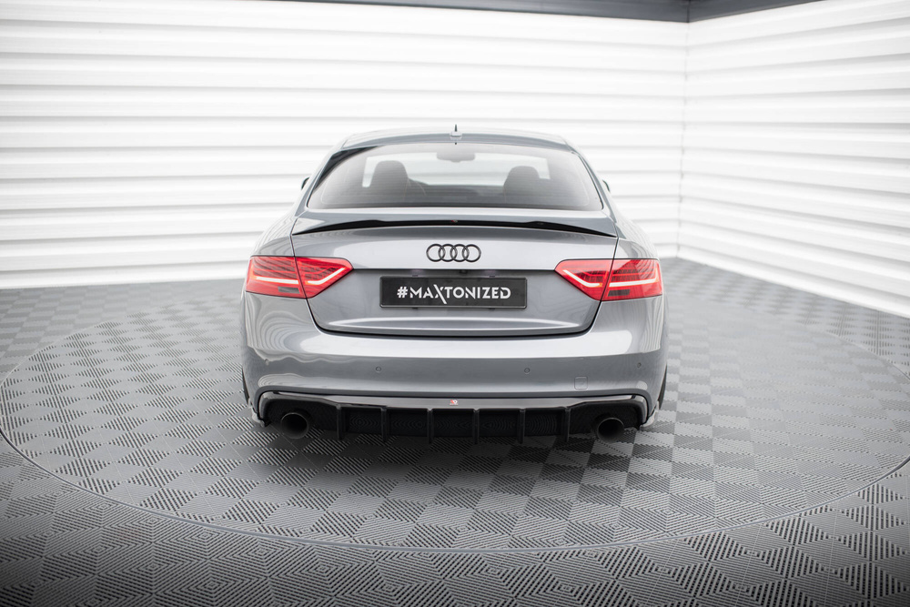 Diffuseur Arrière Complet Audi S5 / A5 S-Line 8T Facelift (Version avec échappements simples des deux côtés)
