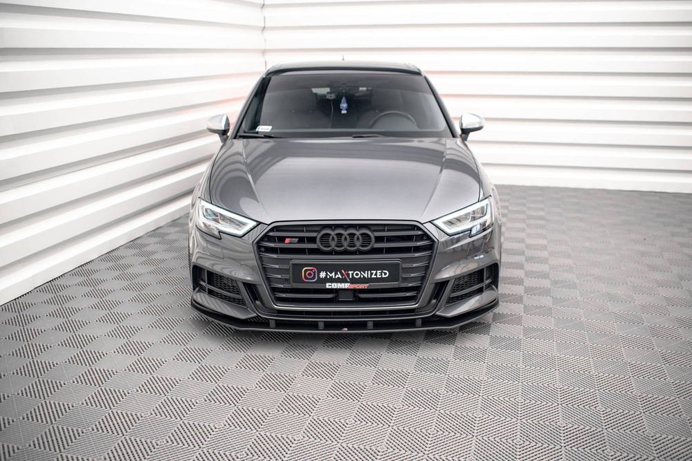 Street Pro Lame Du Pare-Chocs Avant Audi S3 / A3 S-Line Sportback 8V Facelift