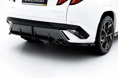 Arriere Splitter (avec une barre verticale) Hyundai Tucson N-Line Mk4 Facelift